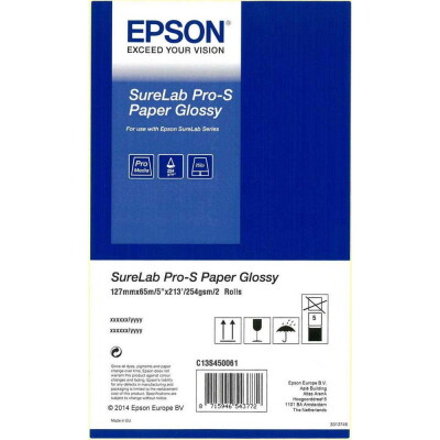 EPSON SureLab Pro-S Χαρτί Glossy 12,7cmx65m 2 ρολά